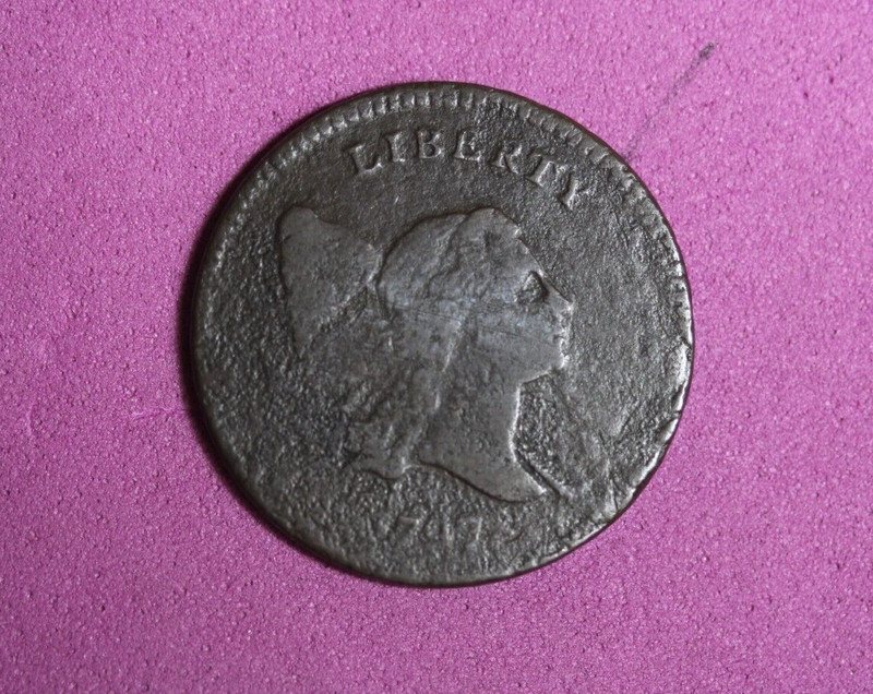 1797- DRAPED BUST HALF CENT #P17987