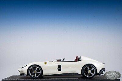 1/18 BBR FERRARI MONZA SP2 White with Blue Stripe 🤝ALSO OPEN FOR