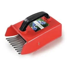 GUGULUZA Blueberry Picker Scoop, Plastic Berry Picker with Metallic Comb, Bluebe