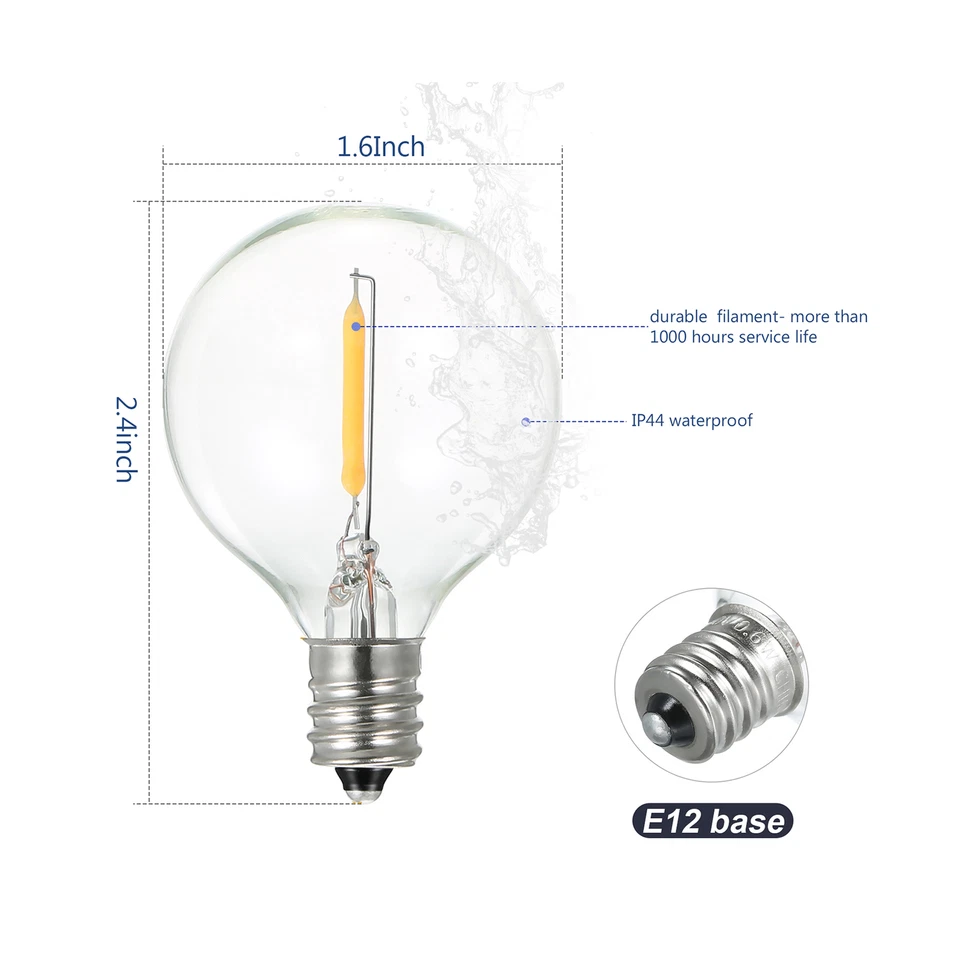 AC230V Globe G40 25 E12 Base Socket Holder IP44 E1H3 - Image 3 of 4