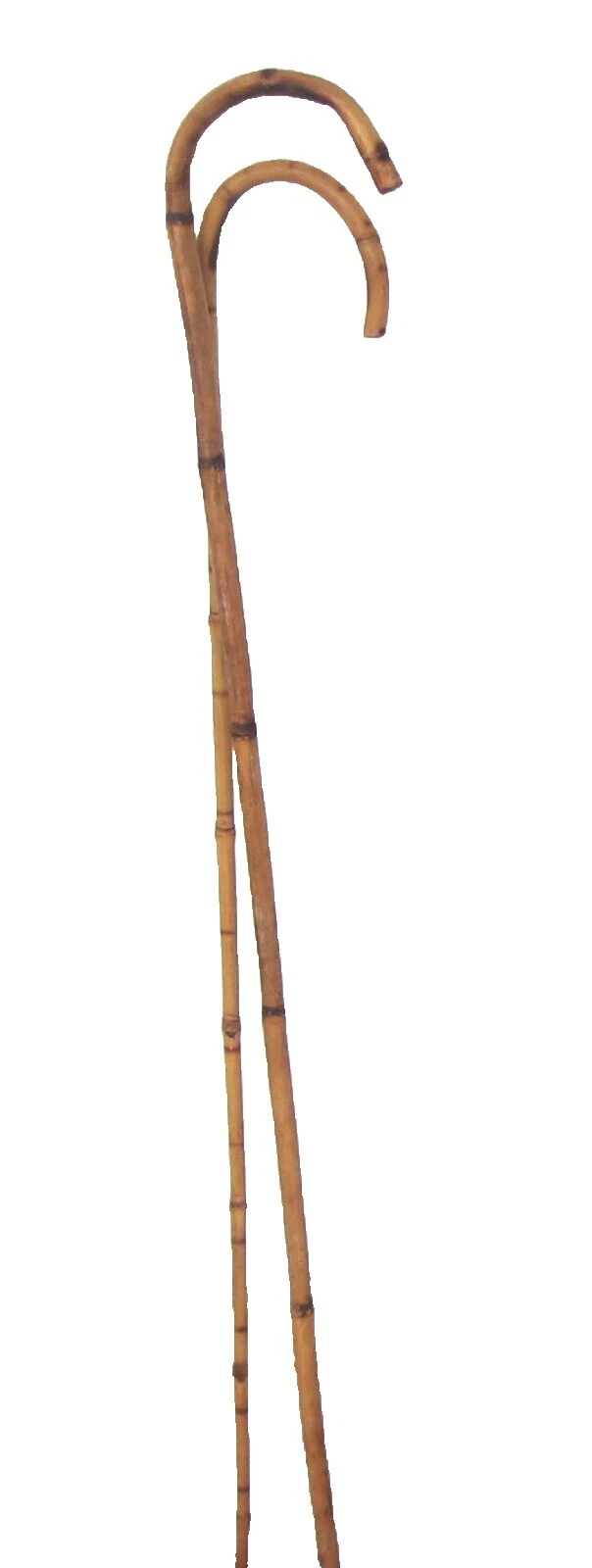 Vintage original de bambú Bastones y palos para caminata