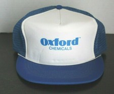 Vintage Oxford Chemicals Trucker Hat Farm Mississippi Ole Miss Ag 