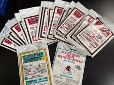 Lot Of 18 vintage Self-Stick Art NeedleworkMounting Boards  Foam Board Size 5x7