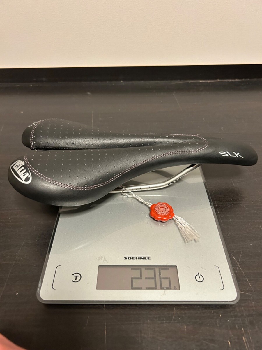 NEW Selle Italia SLK Gel Flow Retro Vintage Saddle Vanox Rails