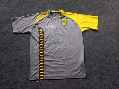Maillot FC Nantes Kappa Synergie 2008 – Da Rocha #8 – Domicile Jaune, Homme Taille XL