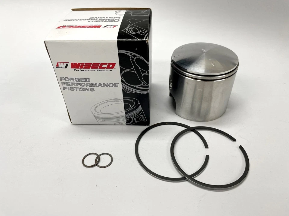WISECO BULTACO 250 '76 Piston Kit 73mm NEW 403P4 Piston, rings & circlips Nos - Image 2 of 4