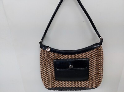 Retired Brighton Straw Crossbody Purse Vintage Brighton Women's