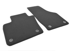 Fußmatten passend für VW Scirocco 3 Facelift 14-17 Premium Velours SCHWARZ 2-tlg