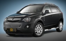 Opel Antara ab Bj. 2007: COBRA Seitenschutzrohre mit Trittstufen, Edelstahl