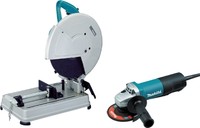 Makita 2414nbx2 14-inch 15-amp Abrasive Cutoff Saw (with 4 1/2 Angle Grinder) Makita 2414nbx2 14-inch 15-amp Abrasive Cutoff Saw (with 4 1/2 Angle Grinder)