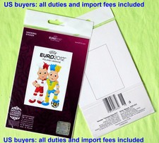 Sticker UEFA EURO 2012 Soccer Mascots Official Licensed Ukraine Original 2012