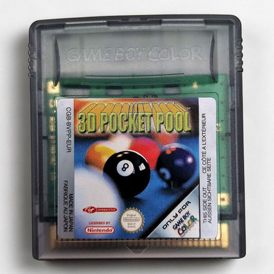 3D Pocket Pool Game Boy Color GBC Modul Spiel Sehr Guter Zustand