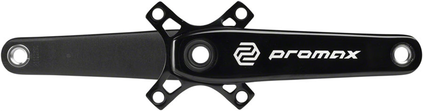 Promax HF-2 Crankset - 170mm 24mm Spindle 2-Piece Black 50190₽