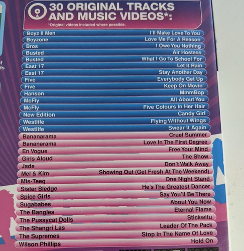 PlayStation 2 SingStar Boy Bands Girl Bands Game PAL Year 2008 - Picture 13 of 14