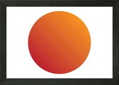 GRADIENT Gerahmtes Wandbild Poster Leinwanddruck Bild