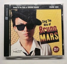 Sing The Hits Of Bruno Mars CD G, 2011, 2 Disc Set Karaoke
