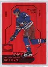 2024-25 Skybox Metal Universe Rookies PMG Red 99/100 Matt Rempe #108 0xm8