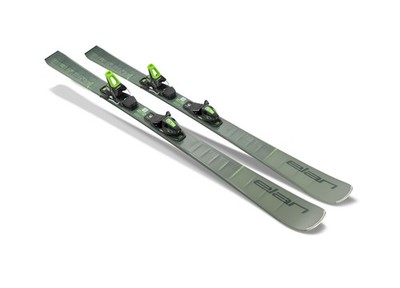 Elan Element 78 Ti RS Men's Frontside Skis, 160cm w/ EL 10.0 GW SHIFT BLK/GRN Bi