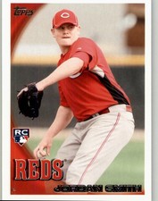2010 Topps Update Jordan Smith Rookie #US-53 RC Cincinnati Reds