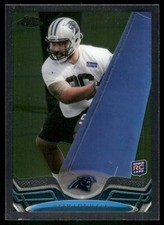 2013 Topps Chrome #165 Star Lotulelei Rookie RC Carolina Panthers football card. rookie card picture