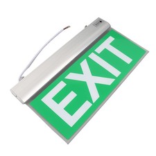 110‑220V Acrylic 3W 12 LEDs Emergency Exit Sign Light Safety Indicator Lamp BL