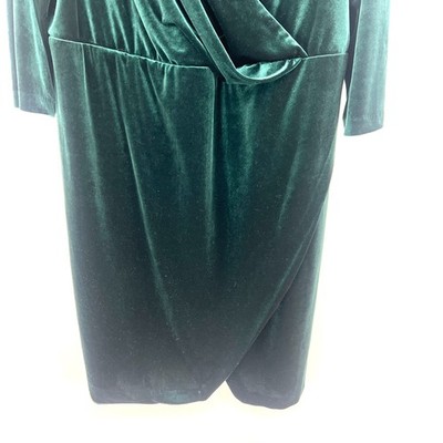 green emerald velvet dress 1980s “Betsey Johnson” Punk Label Stretch Velvet Corset Bodice Dress –  butchwaxvintage