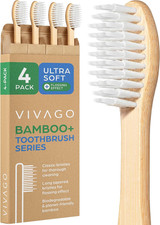 VIVAGO Extra Soft Toothbrushes for Adults - 4...