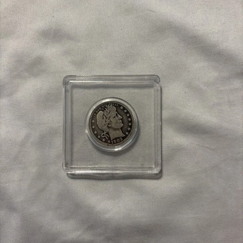 1902 Barber Quarter 90% Silver