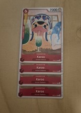 4x One Piece EB02-001 C Karoo - English - Regular - Play Set - TCG - NM/M