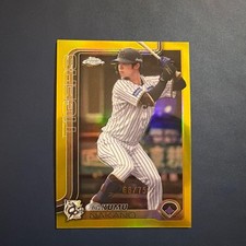 2025 Topps Chrome Takumu Nakano Hanshin Tigers Limited Edition of 75 NPB Rare