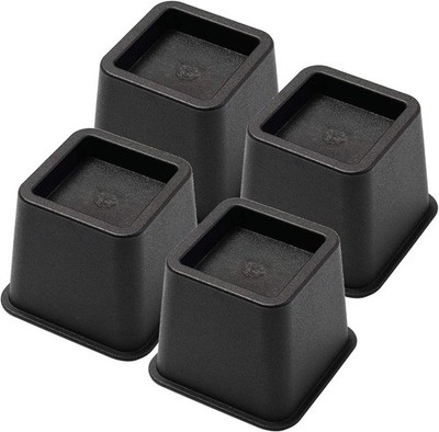 Bed Risers 3 Inch, Heavy Duty Square Furniture Frame Lift for Couch, Chair, Desk