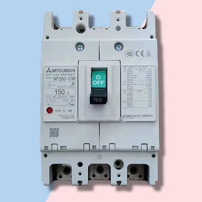 MITSUBISHI 1pcs New NF250-CW 3P 150A in box ONE Year Warranty