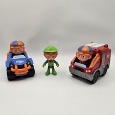 Blippi Vehicles 2019 Mixed Lot of 2 Plus Figure - Blippi Mobile  Fire Truck