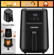 Compact 2 Qt Digital Air Fryer - Nonstick, Dishwasher Safe, Quick Meals, Timer
