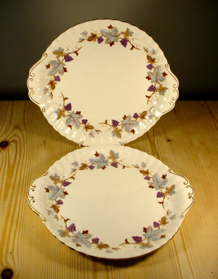 Royal Albert Lorraine PAAR Brot & Butter / Kuchenteller