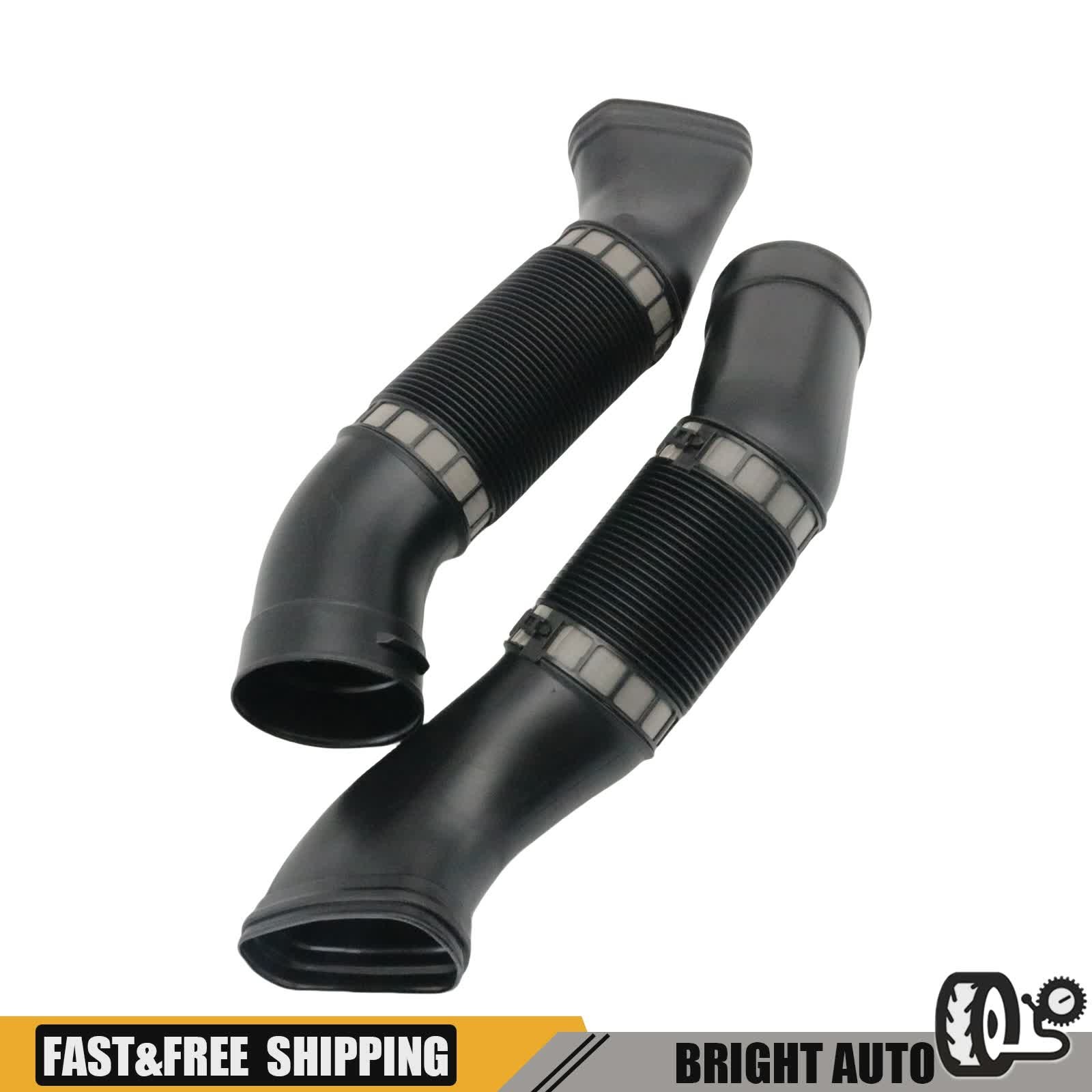 2PCS Left Right Air Intake Duct Hose Fit For Mercedes Benz W211 E 220 E240 E320