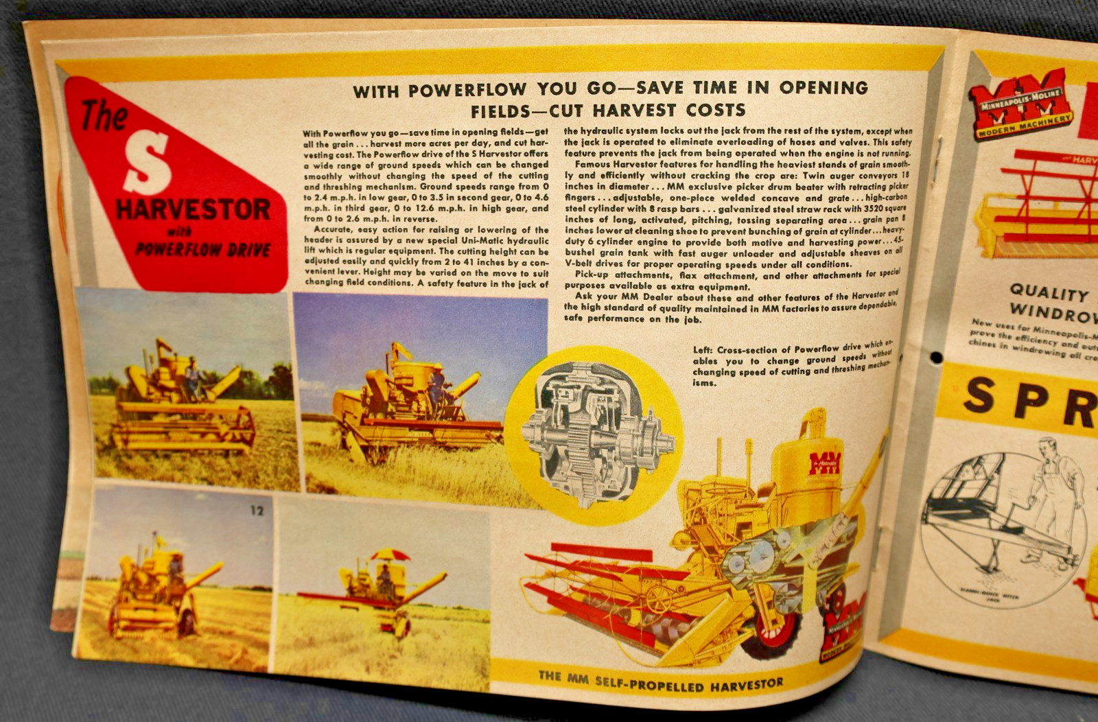 1951 Minneapolis Moline Tractors Farm Advertising Calendar - Peru, Indiana