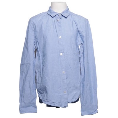 H&M, Hemd, Größe: 140, Blau, Baumwolle, Einfarbig, Jungen #WJb