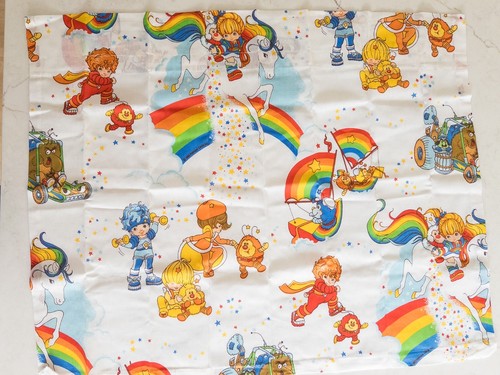 Vintage 1983 Rainbow Brite Hallmark Rod Pocket Curtain Panel