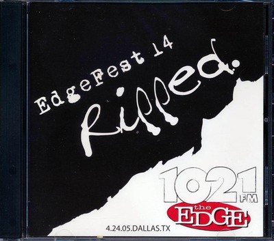 Billy Idol Sum 41 Crossfade CD - EdgeFest 14 Ripped 1021 FM The