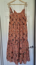 Ulla Johnson SS22 Cari Primrose Floral Maxi Dress Size P Petite Small