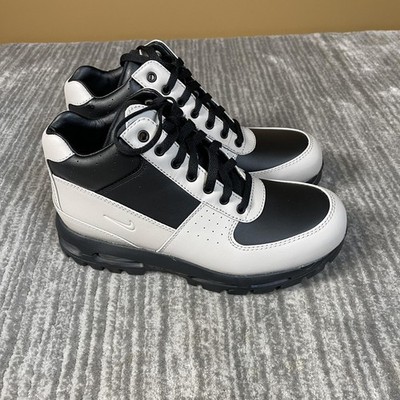 Nike Gray and Black Boots with Padded Tongue Nike Gray-Black Leather Boots | Lace-Up, Casual Outdoor  main image 4