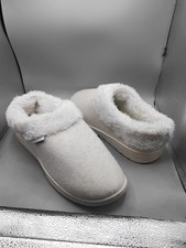 Muk Luks Women's Nony Ann Cozy Slippers Size 11-12 XL Oatmeal Heather A244