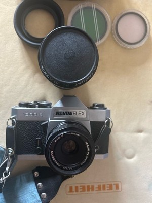 Alte Revueflex 1000 S Spiegelreflexkamera mit Auto Revuetar 1:2.8 f=55mm 