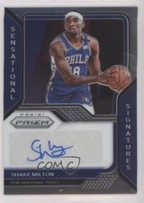 2020-21 Panini Prizm Sensational Signatures Shake Milton #SS-SML Auto 0u1n