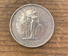 Coin Silver Great Britain Trade Dollar 1900 B Bombay