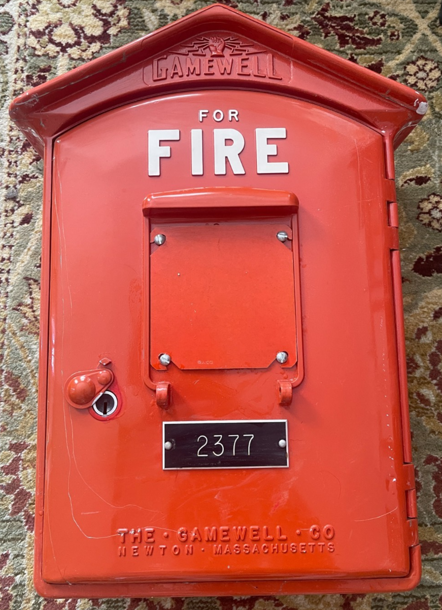 ファイアーエムブレム0 プレイヤーズボックス赤 Vintage Gamewell Fire Alarm Box WORKING #2377 Newton Massachusetts