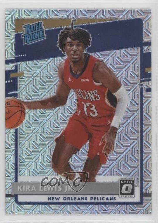 2020-21 Panini Donruss Optic Rated Rookie Choice Prizm Kira Lewis Jr #163 0zy1