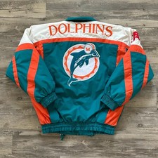 Vintage Nutmeg NFL Miami Dolphins Jacket Size...