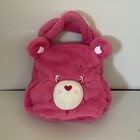 Care Bear Pink Plush Fluffy Bag 2023